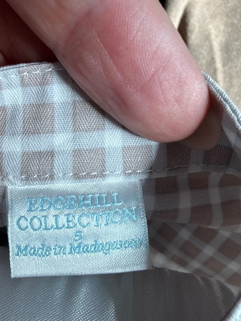 Edgehill Collection Boys Check Long Sleeve Shirt and Pants Set 5